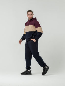 футер 3х нитка ПЕТЛЯ Мужской костюм ColourBlock - Knitka wear фото 15