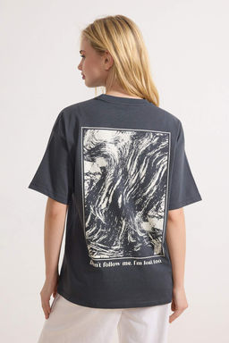 Antrasit Orme T-Shirt TWOSS24TS00234