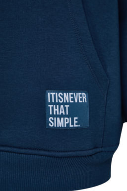 TRENDYOL MAN Antrasit Buyuk Beden Oversize Basic Rahat Kapusonlu Etiketli Ici Polarl? Sweatshirt TMNAW24AO00000 - Trendyolmilla фото 34