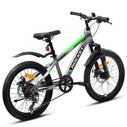 Велосипед 20" Rocket Crux 2.0 , цвет серый, размер 11"