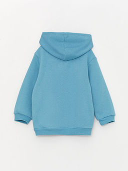 Kap??onlu Uzun Kollu K?z Bebek Fermuarl? Sweatshirt - Waikiki фото 2
