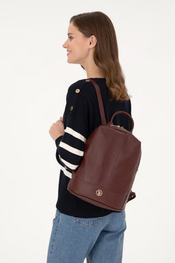 Женский бордово-красный рюкзак Неожиданная скидка в корзине