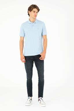 Мужская голубая футболка Неожиданная скидка в корзине - U.s. polo assn фото 4