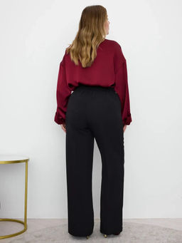 Брюки палаццо классические на резинке УЦЕНКА