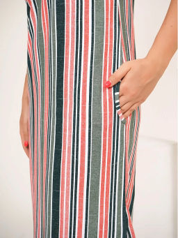 Сарафан женский, цвет белый розовый зеленый