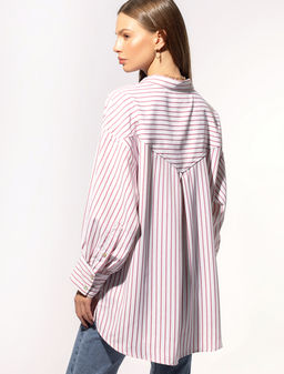 Свободная блузка с рукавами буфами - Vilatte фото 2