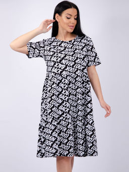 Платье "Касадея" неро, трикотаж