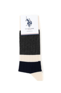 Мужские темно -синие носки неожиданные скидки в корзине - U.s. polo assn фото 4