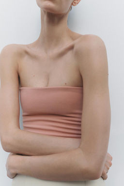 STRETCH BANDEAU BODYSUIT - Zara фото 14