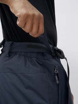 Горнолыжный костюм анорак мужской зимний темно-серого цвета 389TC - Leifensh фото 29