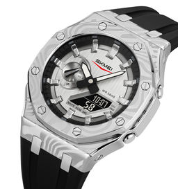 Часы наручные Skmei мужские электронные спортивные 2471silver