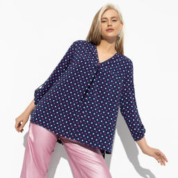 Блуза свободного силуэта Мы вместе (фэшн) - Charutti фото 2