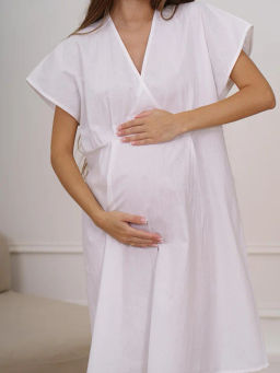 Сорочка для рожениц Новая жизнь (бязь) Белый М-78Н MODAMICA