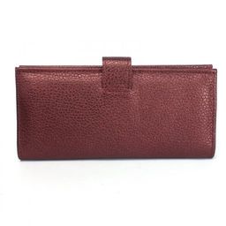 Портмоне женское Croco-ПР-950 с хлястиком натуральная кожа 2 отд, 13 карм, бордо металлик (232) 239655  фото 2