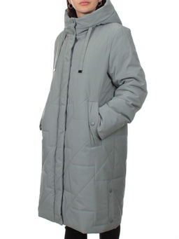 1132 GRAY Пальто зимнее облегченное женское (холлофайбер 150 гр.)