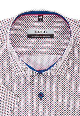 Сорочка мужская короткий рукав GREG 623/109/3039/ZS/1