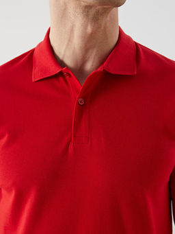 Polo Yaka K?sa Kollu Pike Erkek Ti??rt