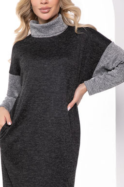 Платье Мишель (грей/блэк) П7985 - Lt collection фото 7