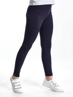 Лосины подростковые темно синего цвета UD 5094 синий - Mini maxi фото 3