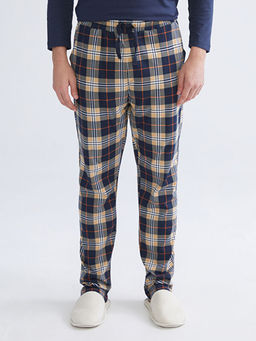 Standart Kal?p Ekose Erkek Pijama Alt