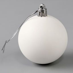 Ёлочный шар своими руками на новый год. Декор полубусинами «Белый», набор для творчества