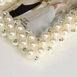 Фоторамка для фото 10×15 см «Лилия», белая, 20.5×15 см