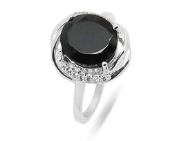 Кольцо из серебра гранат, Адели