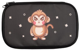 Пенал 1 секц. бол. LOREX KIDS GLOOMY MONKEY 120х210х23 мм черн. полиэстер