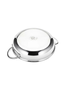 Сотейник с крышкой стеклянной из нержавеющей стали (3-х слойный) 26x7 см (2.6 л), арт. 3550-26 - D.L.K. фото 6