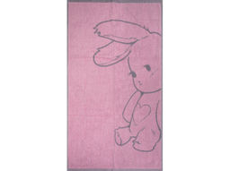 6с103.412ж1 Плюш (розовый5) Полотенце махровое 50х90см