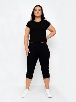 Бриджи хлопок 95%, лайкра 5%,темно-синие