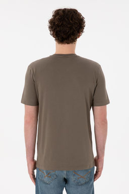 Erkek Regular Fit V Yaka Vizon Basic Ti__rt Sepette S_rpriz _ndirim - U.s. polo assn фото 6