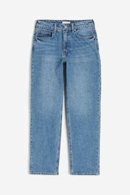 Slim Straight High Ankle Jeans - H&m фото 5