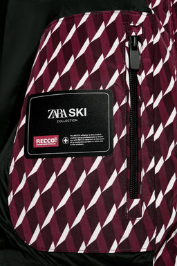 WATER-RESISTANT WINDPROOF DOWN JACKET RECCO® TECHNOLOGY SKI COLLECTION, CHARACTERISTICS - Zara фото 9