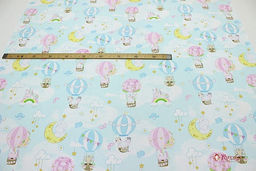 Перкаль Сказочное путешествие, СОРТ2, ш.1.5м, хлопок-100%, 105гр/м.кв - Купава фото 2