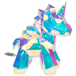 ULD-R503 USB/RGB UNICORN Светильник декоративный Единорог, с USB проводом. 60 светодиодов. RGB свет. Цвет корпуса радужный. TM Uniel