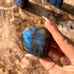 Срез (экран) из камня Лабрадор полированный - Радуга самоцветов фото 2