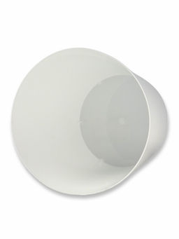 Кашпо для цветов с дренажной вставкой Rosemary, 1.6 л, d=16 см, пластиковое, белое