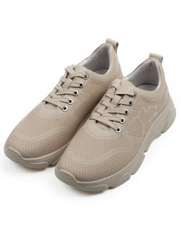 03-YH466-2 BEIGE Кроссовки женские (натуральная кожа)