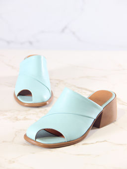 Сабо 5300.23663be.Мята+коричневый