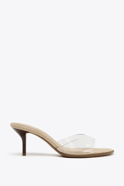 VINYL HEELED SANDALS - Zara фото 7