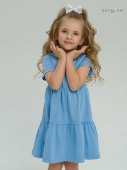 Платье Тия голубая - Sovalina фото 22