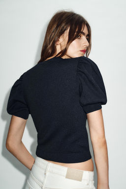 KNIT JUMPER WITH HEART CUT-OUT - Zara фото 11