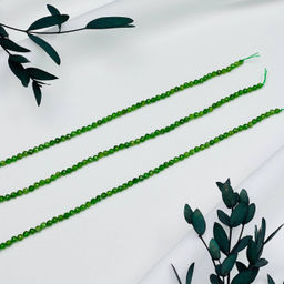 Бусины для украшений из Хромдиопсида (100 бусин) 39 см