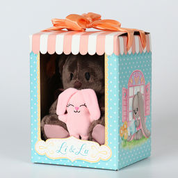 Мягкая игрушка «Li с зайцем», заяц, 25 см