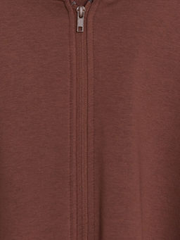 Kap??onlu Erkek ?ocuk Fermuarl? Sweatshirt