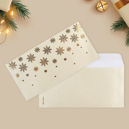 Набор подарочных конвертов «С Новым годом», 10 штук, тиснение, 22×11 см