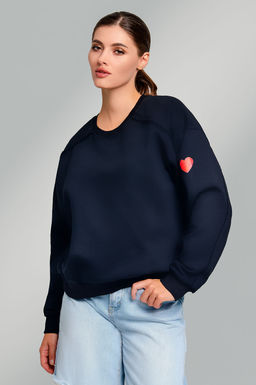 Арт. 15125 Свитшот женский Матрешка оверсайз 44-50 (4 шт) Цвет:черный - Калинка фото 9