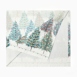 Скатерть новогодняя «Этель Сказочный лес» 149×220 см, 100% хлопок, саржа 190 г/м²