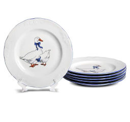 Тарелка мелкая 175 мм Гуси Надежда - Delta фото 4